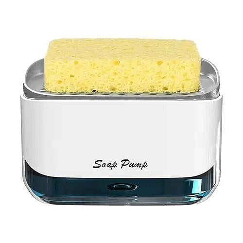 Soap Pump Dispenser with Sponge Holder