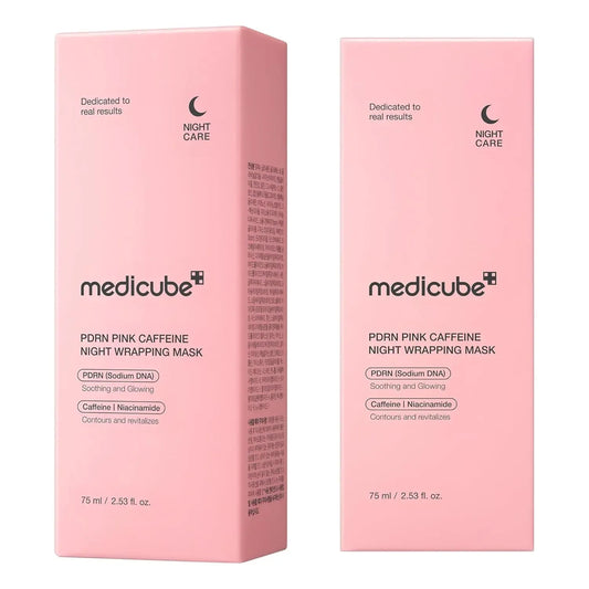 Medicube Wrapping Mask PDRN Caffeine Overnight Peel Off Facial Mask