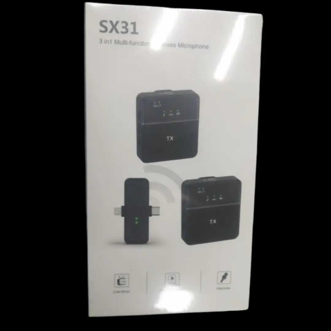 SX31 3-in-1 Multifunction wireless Microphone
