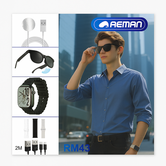 Smartwatch Ultra + Ai Sunglasses