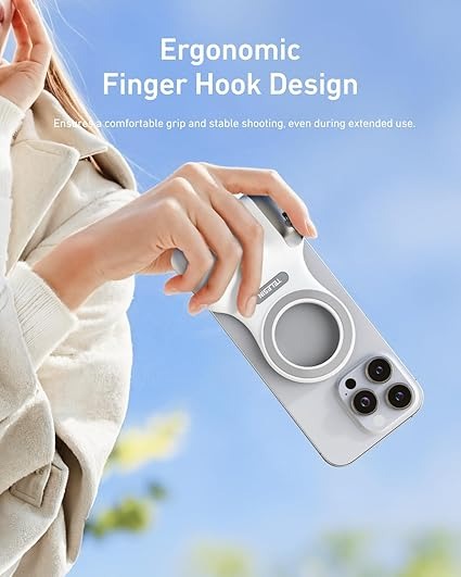 TELESIN Magnetic Camera Grip & LED Selfie Light – Pro Content Creator Bundle