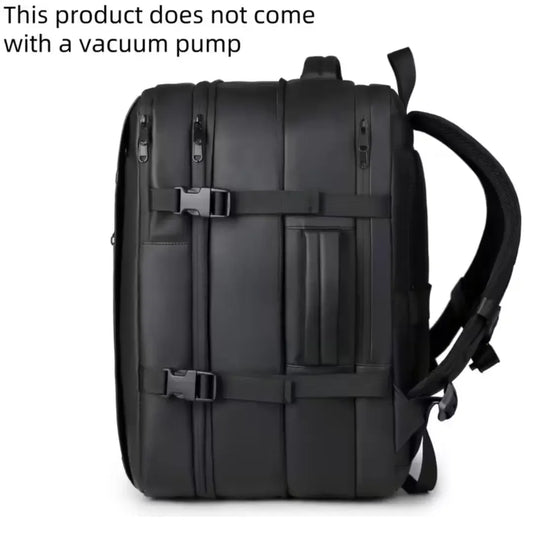 Traveling Bag Vacuum Compression With Air Pump Device 17-Inch Backpack, Waterproof Oxford Fabric