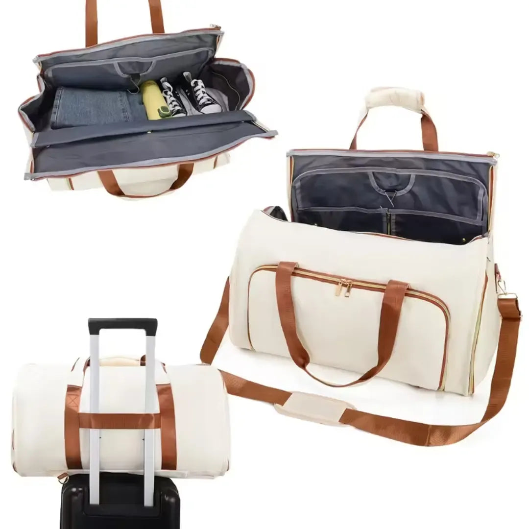 3-in-1 Travel Duffel Bag | Waterproof Garment Organizer